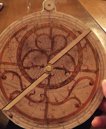 AMA conference 2018 - Sample assembled Astrolabe.
